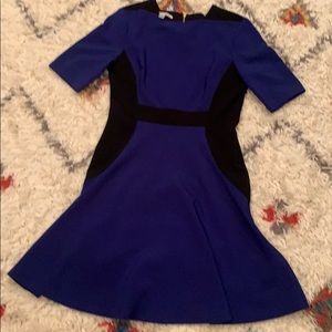 Maggy London blue and black dress